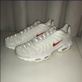 Supreme x Nike Air Max Plus TN Blancas Rojas