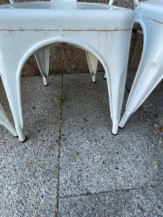 Sillas Tolix Metal Blancas (Set de 6)