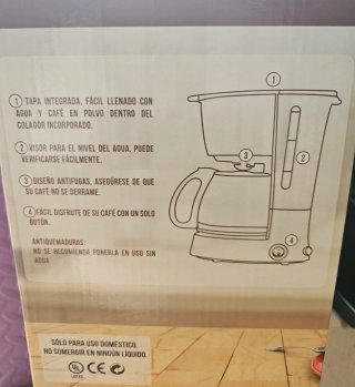 Cafetera Eléctrica iWotto 6 Tazas Roja