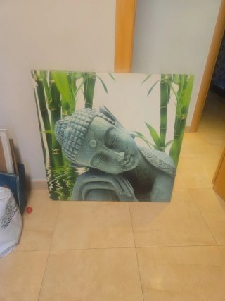 Cuadro Buda Zen Bambú