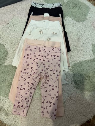 Pantalones bebé niña 7 unidades