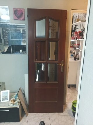 Puerta Madera Cocina/Baño