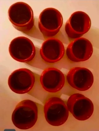 Juego 12 Vasos Postre