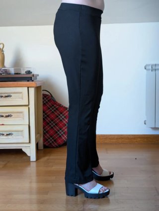 Pantalones negros de vestir