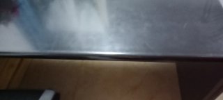 Mesa de oficina/estudio negra y gris