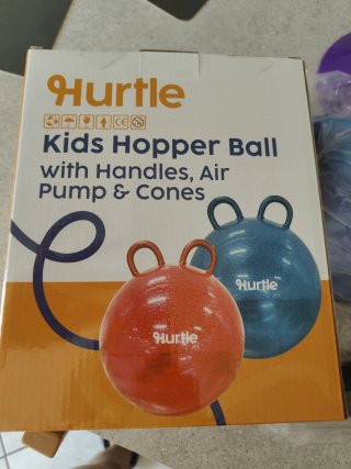 Pallone Hurtle 51 cm con maniglie nuovo
