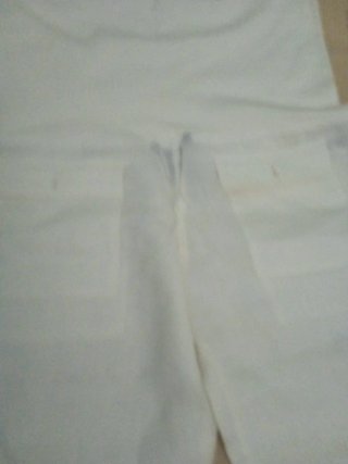 Pantalón premamá blanco