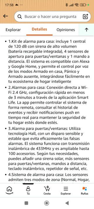Sistema de Alarma YX-300 con Sensores