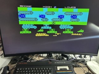 ZX Spectrum Frog Hopper Juego