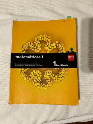 Matemáticas I 1 Bachillerato SM