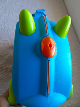 Valigia per bambini Trunki blu e verde