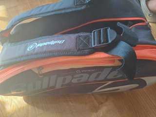 Paletero Bullpadel Tour Negro Naranja