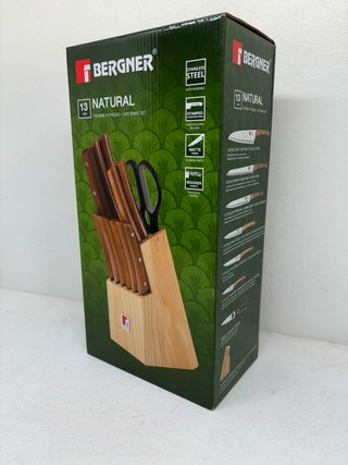 Juego de Cuchillos Bergner 13 Piezas