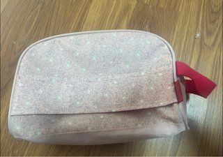 Neceser Pepe Jeans rosa con estampado de lunares
