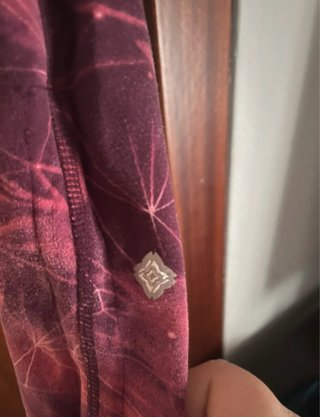 Leggings estampados morado y rosado