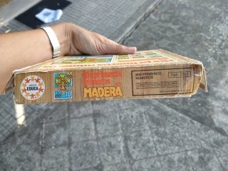 Puzzle Madera Mis Primeros Números años 80