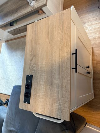 Carrito de cocina blanco con ruedas