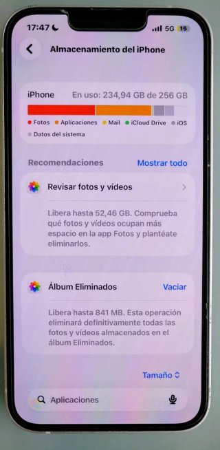 iPhone 13 Blanco 256GB de Apple