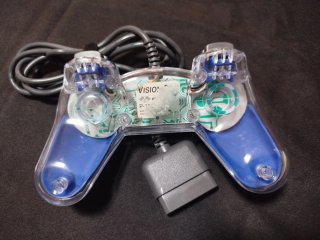 Controller PS1 Digital Sony Trasparente Blu