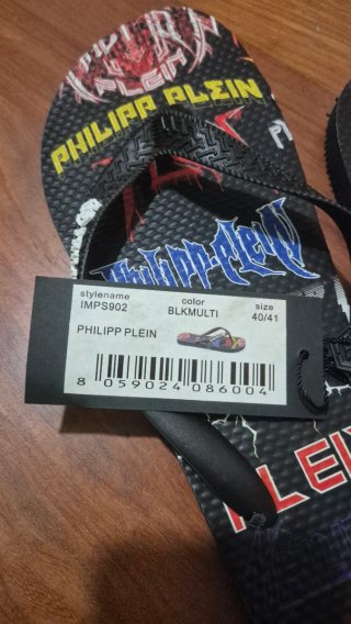 Infradito Philipp Plein Logo Unisex Originali