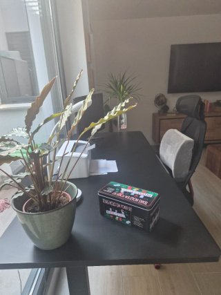 Mesa de escritorio negra