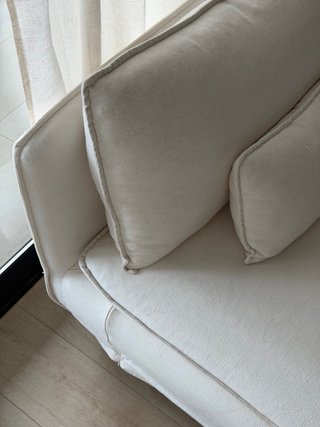 Butaca modular tela beige Soderhamn