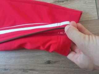 Pantalón chándal Adidas rojo Vintage 2006 Talla M.