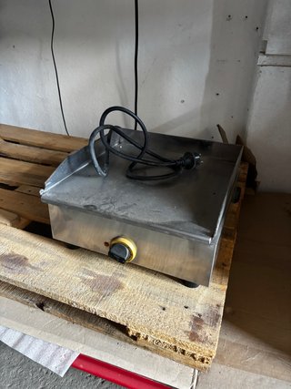 Plancha Eléctrica Profesional Acero Inoxidable