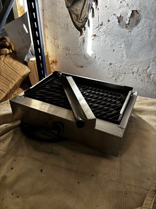 Plancha Eléctrica Profesional Acero Inoxidable