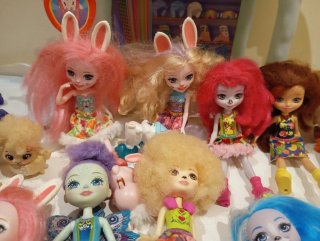 Colección Muñecas Enchantimals y Estación Invierno