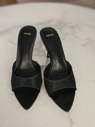 Sandalias Mango Talla 39 Negras