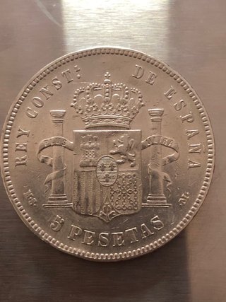Moneda Alfonso XII 1885