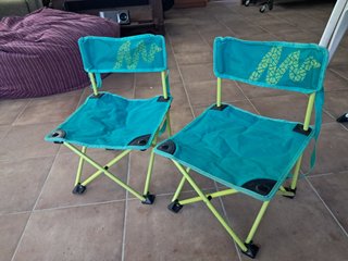 2 Sillas Infantiles Plegables Camping