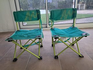 2 Sillas Infantiles Plegables Camping