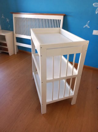 Cambiador bebé blanco