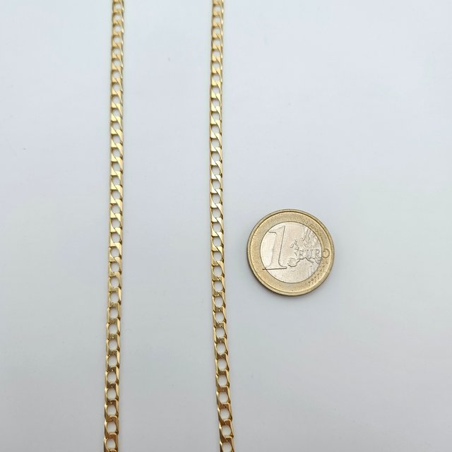 Cadena Oro 18K Cubana Cuadrada 18.04gr 64cm
