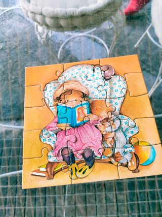 Juego 3 Puzzles Educa Un Día en Casa años 80