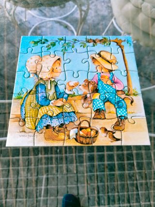 Juego 3 Puzzles Educa Un Día en Casa años 80