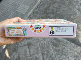 Juego 3 Puzzles Educa Un Día en Casa años 80