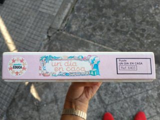 Juego 3 Puzzles Educa Un Día en Casa años 80