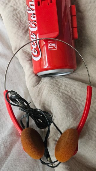 Walkman Coca-Cola Lata Vintage NOS Caja