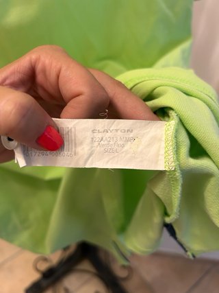 Maglietta Polo clayton Verde fluo
