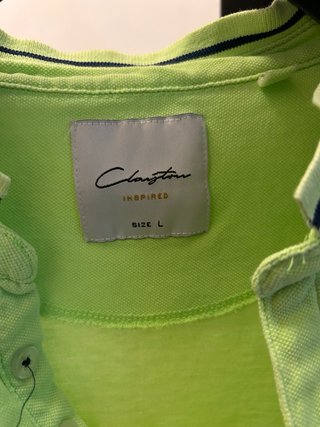 Maglietta Polo clayton Verde fluo