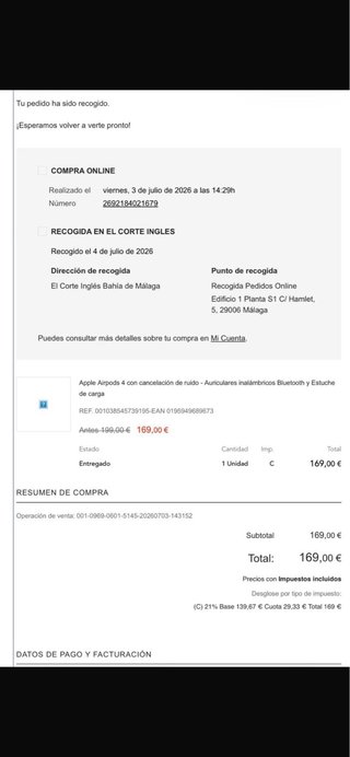 Airpods 4 con cancelación de ruido