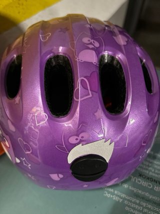 Casco bici infantil morado ABUS