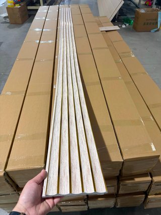 Listones PVC efecto madera