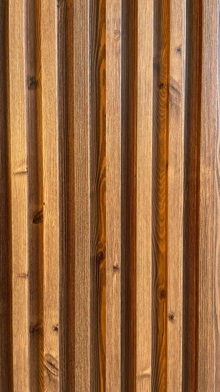 Listones PVC efecto madera