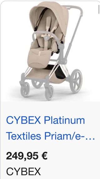 Cybex Platinum Textiles Priam/e-...