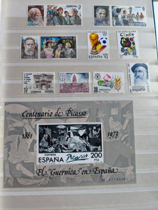 Colección sellos España 1980-1983