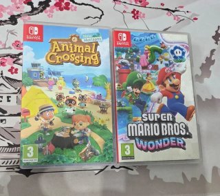 Pacchetto Animal Crossing e Super Mario Wonder per Nintendo Switch